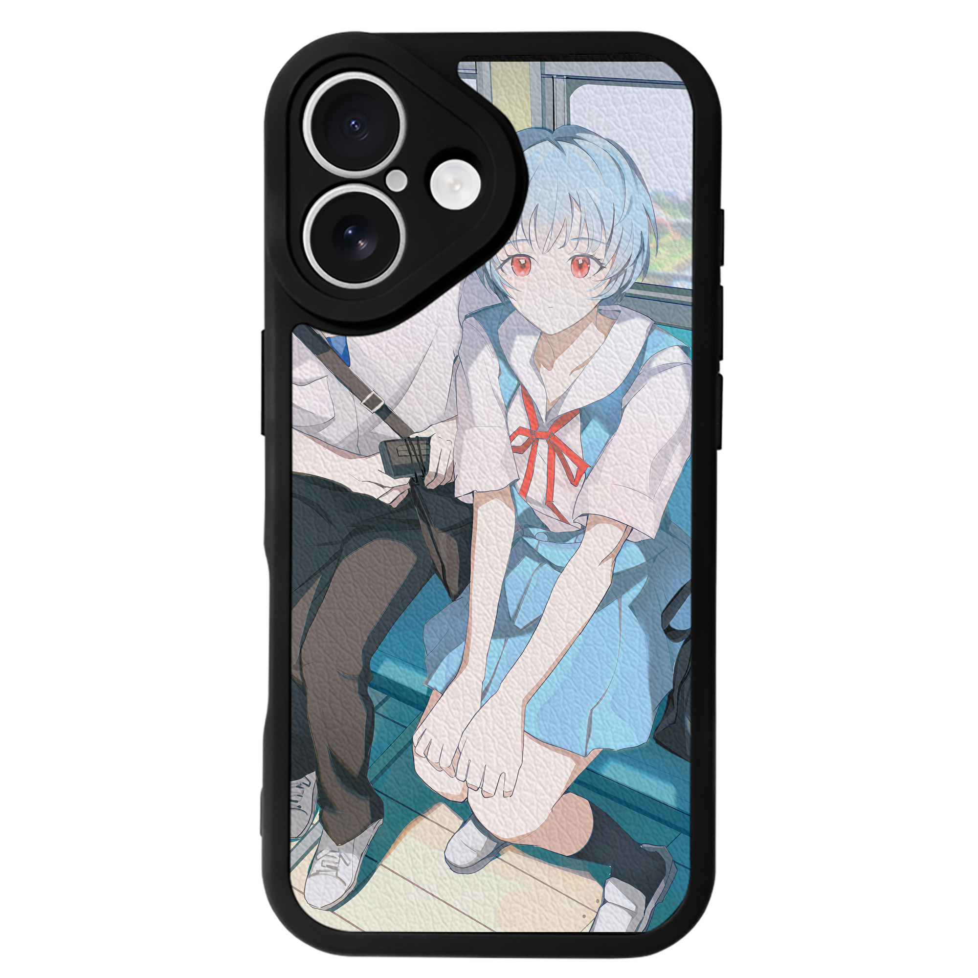 （画像用） EVA 新世紀エヴァンゲリオン 【iPhone 16シリーズ対応】シリコンスマホケース（レザー調） 材質：シリコン